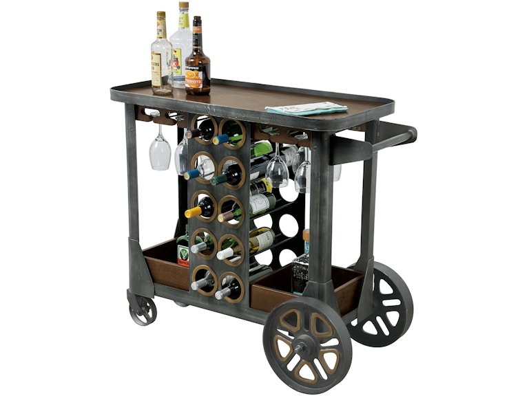 Howard Miller Bar and Game Room Floyd Wine and Bar Cart 695326 at Norwood Furniture
