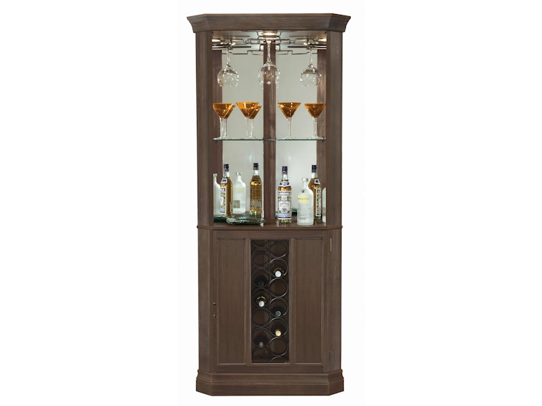 Howard Miller Bar and Game Room Piedmont IV Corner Wine Cabinet 690045 at Norwood Furniture