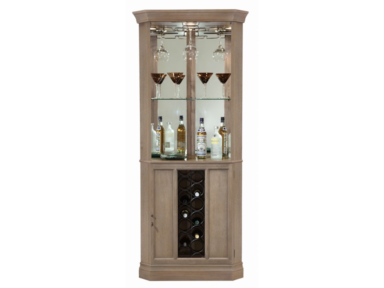 Howard Miller Bar and Game Room Piedmont VI Corner Wine Cabinet 690047 at Norwood Furniture