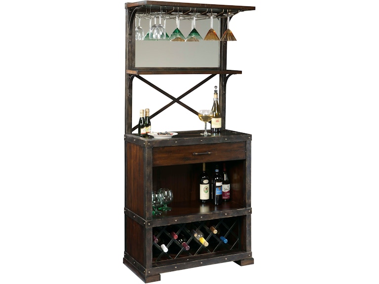 Howard Miller Bar and Game Room Red Mountain Wine Cabinet 695138 at Norwood Furniture
