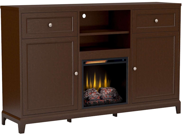 Howard Miller Home Entertainment 64 Inch - 67 Inch Extra Tall Fireplace Console F6X at Norwood Furniture