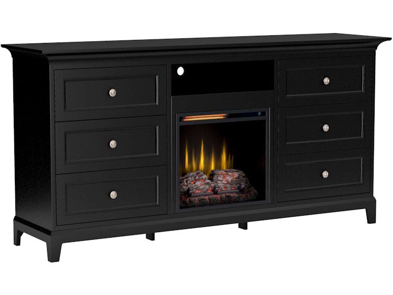 Howard Miller Home Entertainment 64 Inch - 67 Inch Fireplace Console F6C at Norwood Furniture