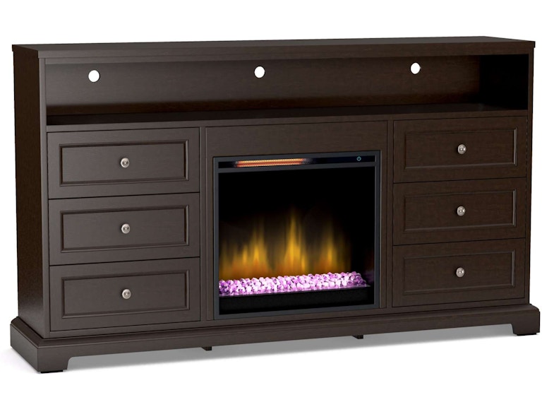 Howard Miller Home Entertainment 69" - 72" Fireplace Console F7V at Norwood Furniture