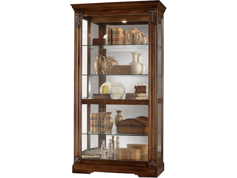Howard Miller Living Room Andreus Curio Cabinet 680479 at Norwood Furniture