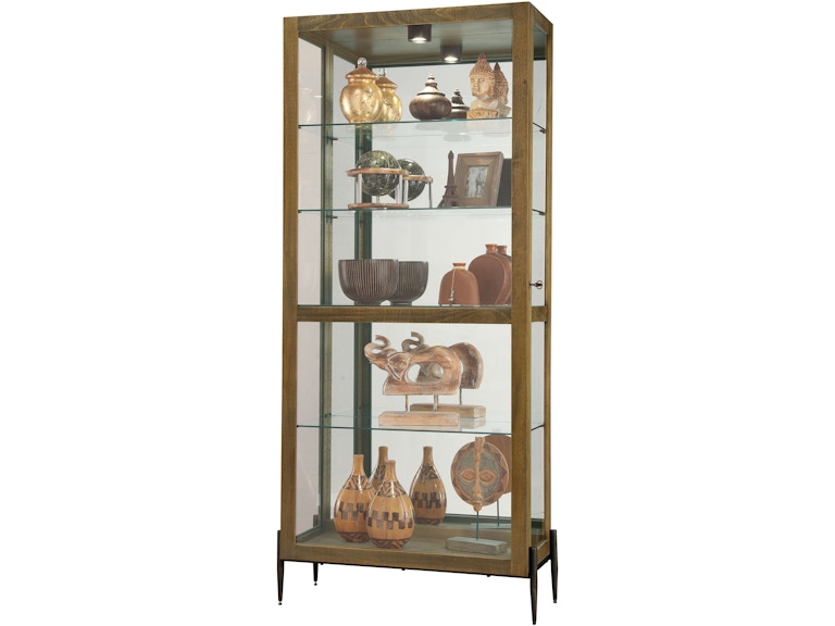 Howard Miller Living Room Ansel Curio Cabinet 680690 at Norwood Furniture