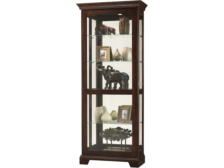 Howard Miller Living Room Berends III Curio Cabinet 680579 at Norwood Furniture