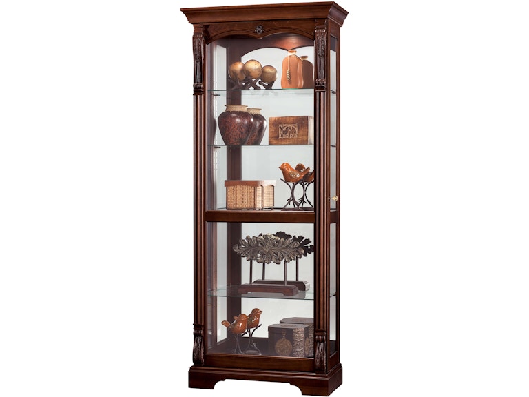 Howard Miller Living Room Bernadette Curio Cabinet 680501 at Norwood Furniture