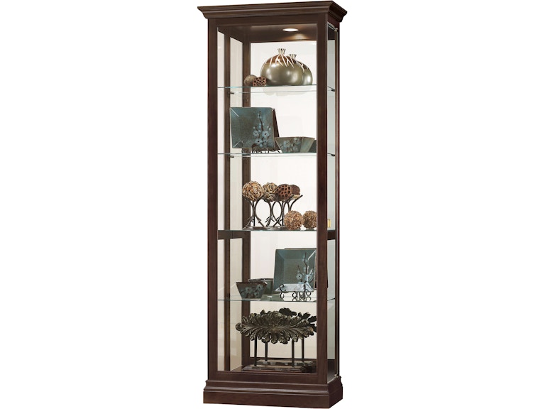 Howard Miller Living Room Brantley Curio Cabinet 680671 at Norwood Furniture