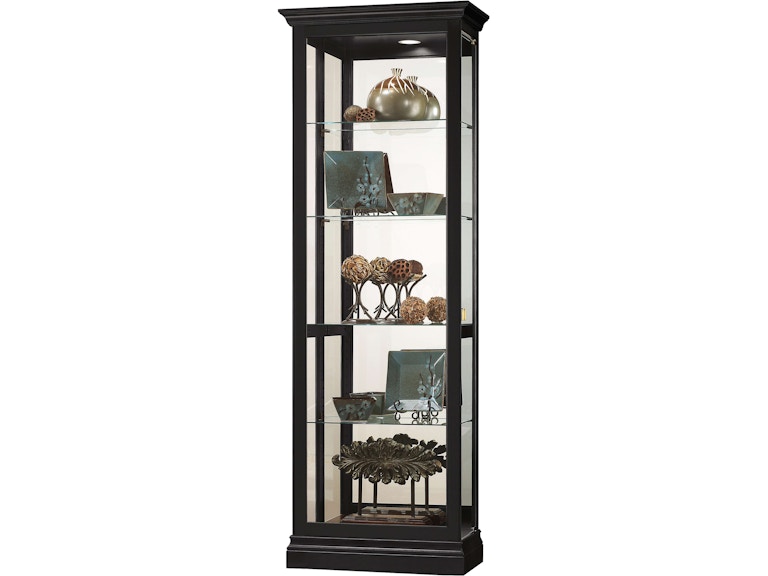 Howard Miller Living Room Brantley II Curio Cabinet 680672 at Norwood Furniture