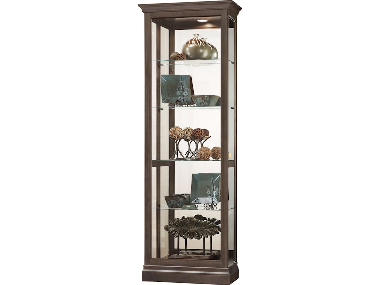 Howard Miller Living Room Brantley III Curio Cabinet 680673 at Norwood Furniture
