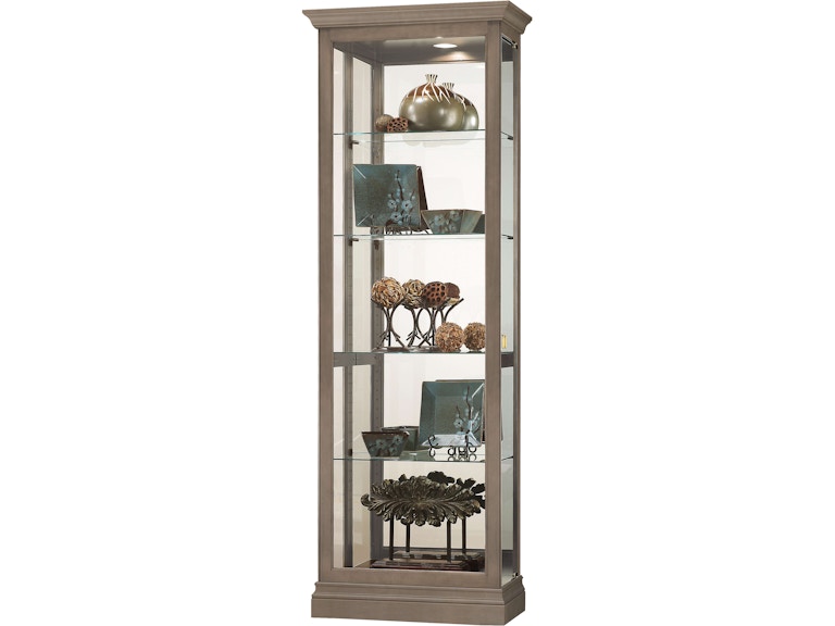 Howard Miller Living Room Brantley V Curio Cabinet 680675 at Norwood Furniture