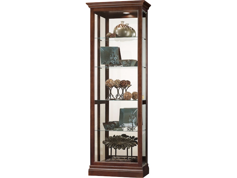 Howard Miller Living Room Brantley VI Curio Cabinet 680676 at Norwood Furniture