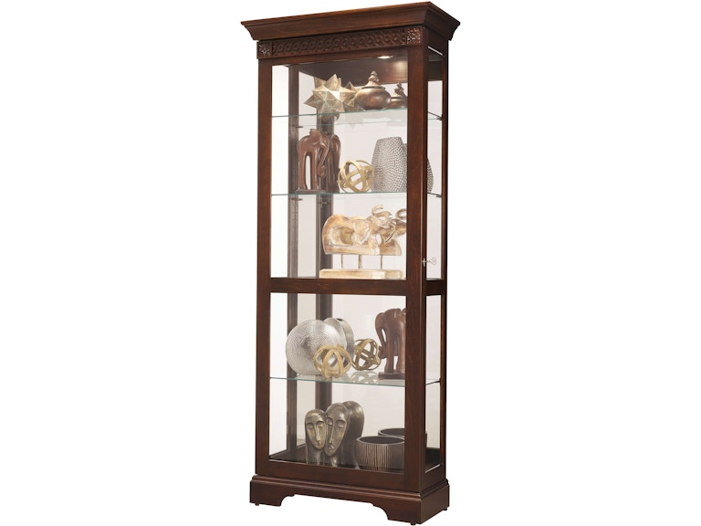 Howard Miller Living Room Brigid Curio 680735 at Norwood Furniture
