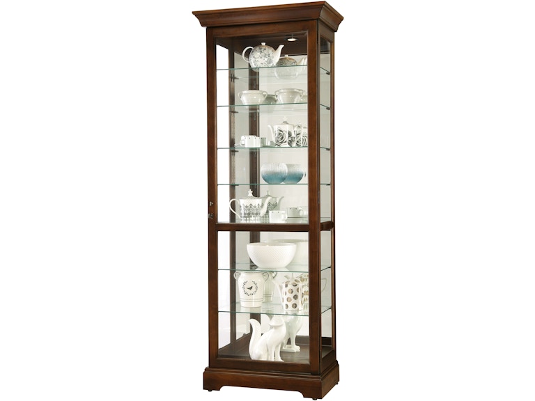 Howard Miller Living Room Chesterbrook Curio Cabinet 680658 at Norwood Furniture