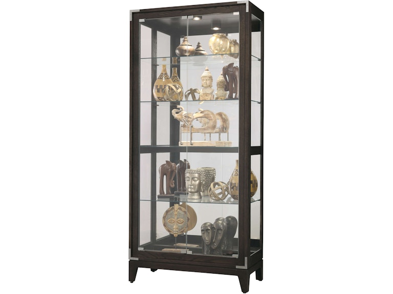 Howard Miller Living Room Elisa II Curio 680741 at Norwood Furniture