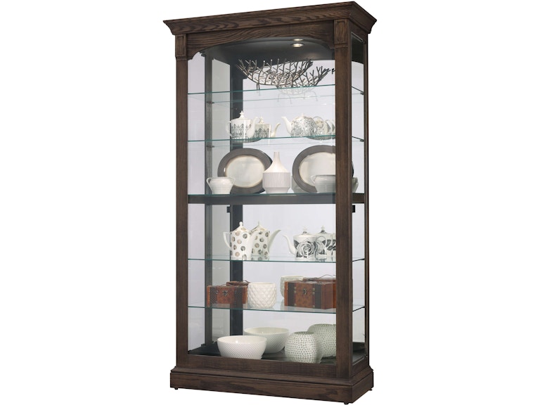 Howard Miller Living Room Flora III Curio 680727 at Norwood Furniture