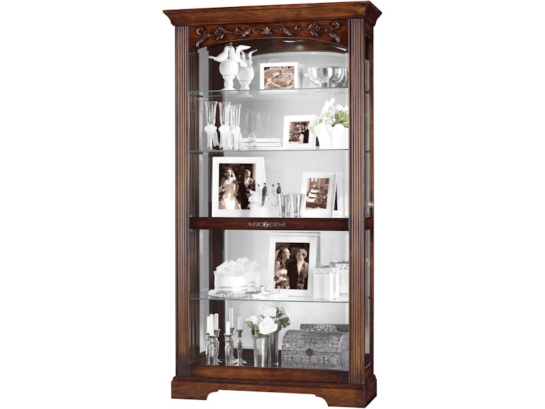 Howard Miller Living Room Hartland Curio Cabinet 680445 at Norwood Furniture