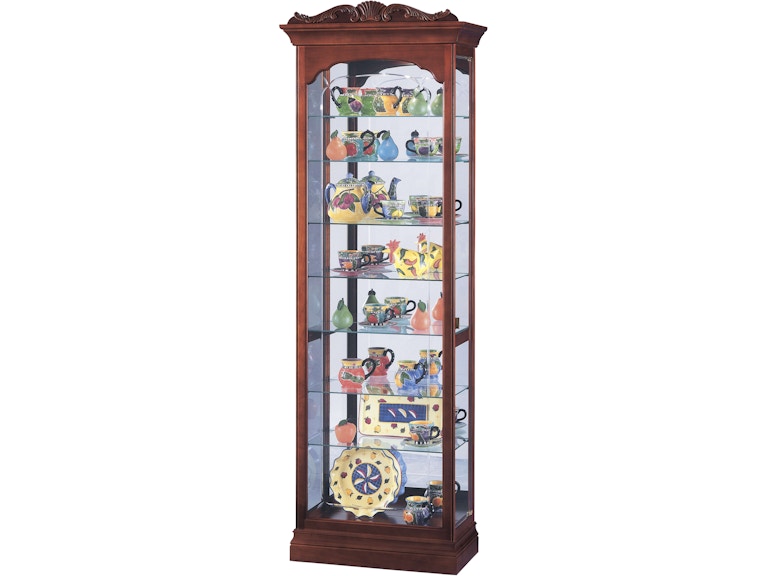 Howard Miller Living Room Hastings Curio Cabinet 680342 at Norwood Furniture