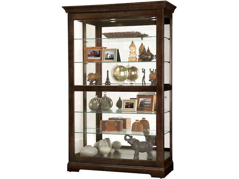 Howard Miller Living Room Kane III Curio Cabinet 680626 at Norwood Furniture