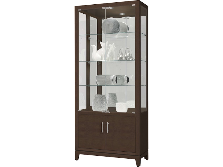 Howard Miller Living Room Larson Curio 680750 at Norwood Furniture
