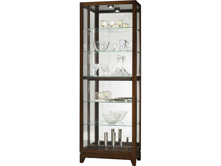 Howard Miller Living Room Luke Curio Cabinet 680588 at Norwood Furniture