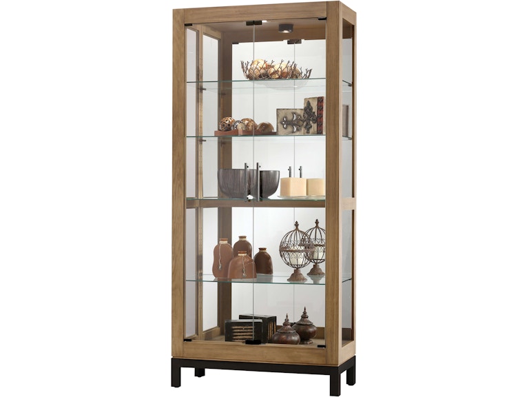 Howard Miller Living Room Quinn Curio Cabinet 680598 at Norwood Furniture