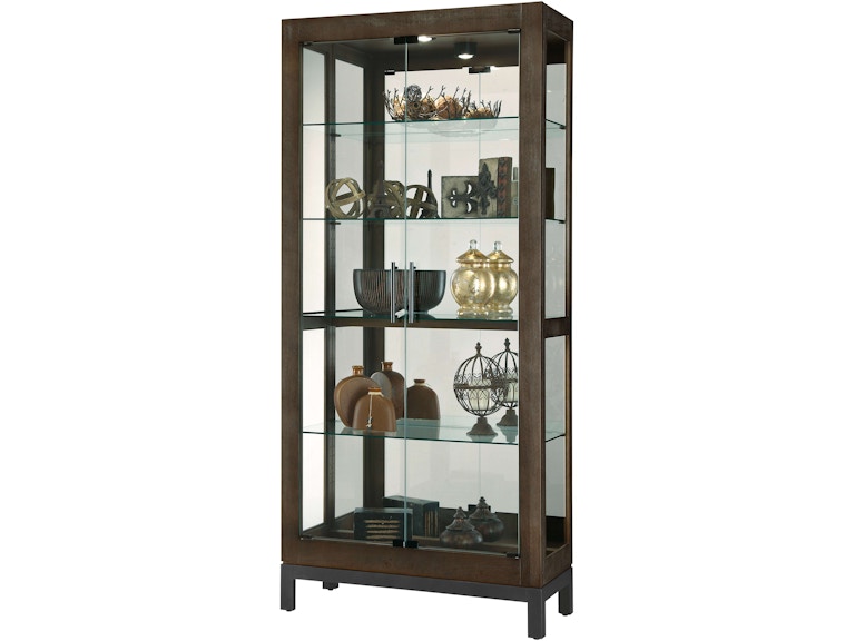 Howard Miller Living Room Quinn III Curio Cabinet 680680 at Norwood Furniture