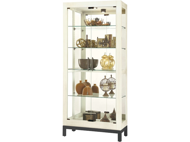 Howard Miller Living Room Quinn IV Quinn Curio Cabinet 680681 at Norwood Furniture