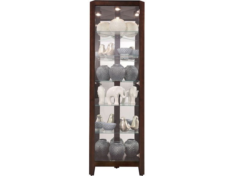 Howard Miller Living Room Tamsin Corner Curio Cabinet 680720 at Norwood Furniture