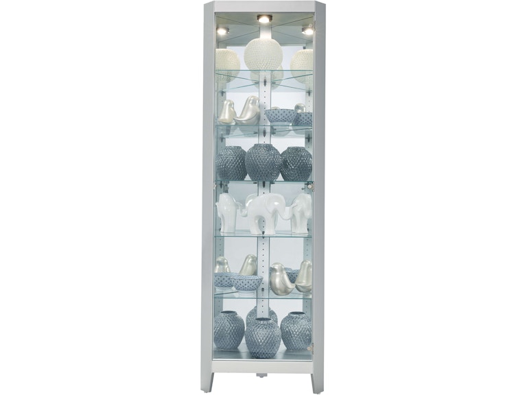 Howard Miller Living Room Tamsin II Corner Curio Cabinet 680721 at Norwood Furniture