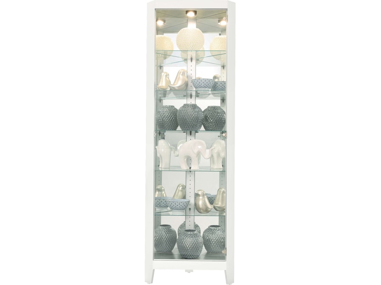 Howard Miller Living Room Tamsin IV Corner Curio Cabinet 680723 at Norwood Furniture