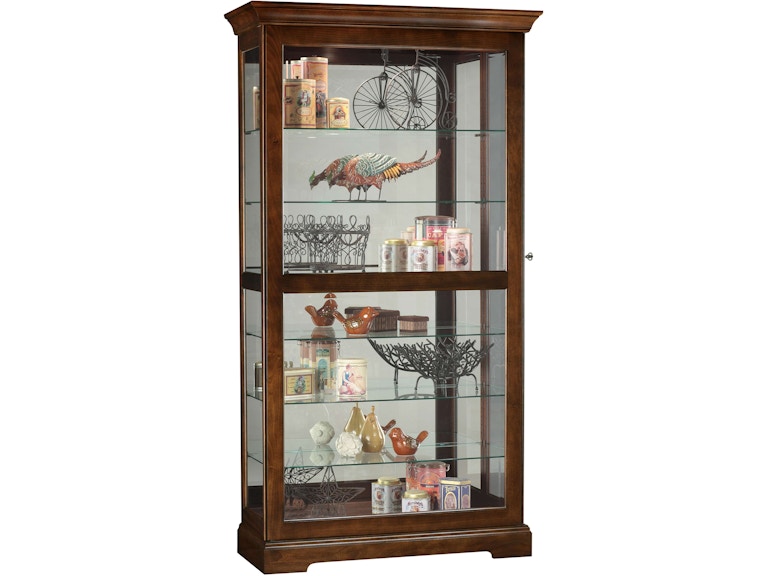 Howard Miller Living Room Tyler Curio Cabinet 680537 at Norwood Furniture