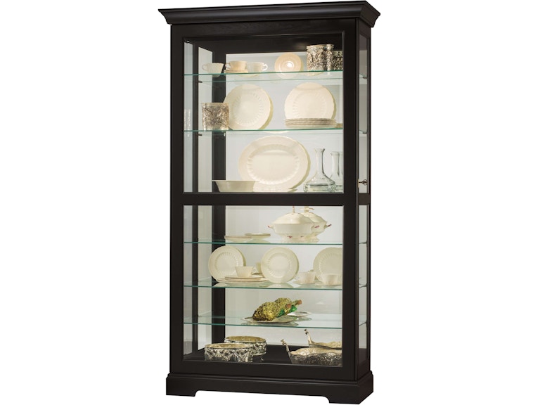 Howard Miller Living Room Tyler II Curio Cabinet 680538 at Norwood Furniture