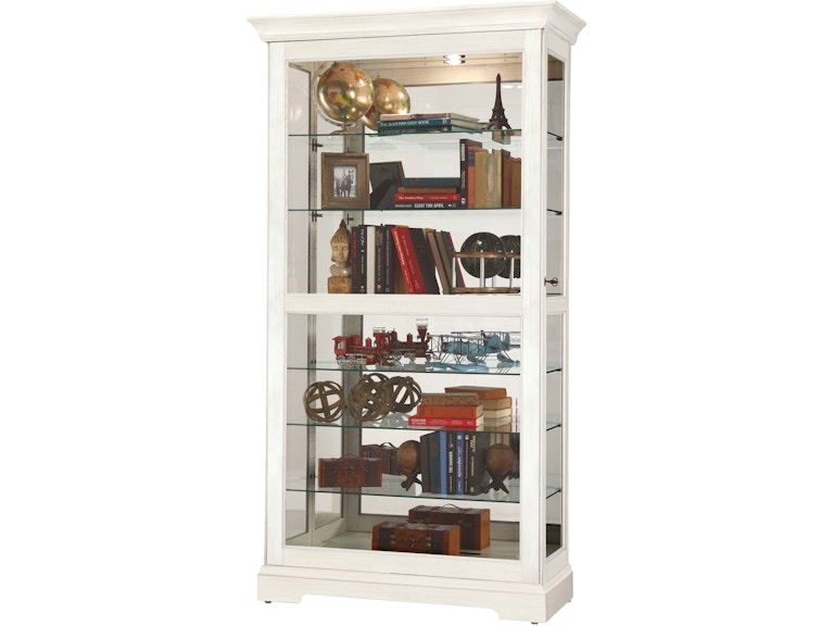 Howard Miller Living Room Tyler IV Curio Cabinet 680639 at Norwood Furniture