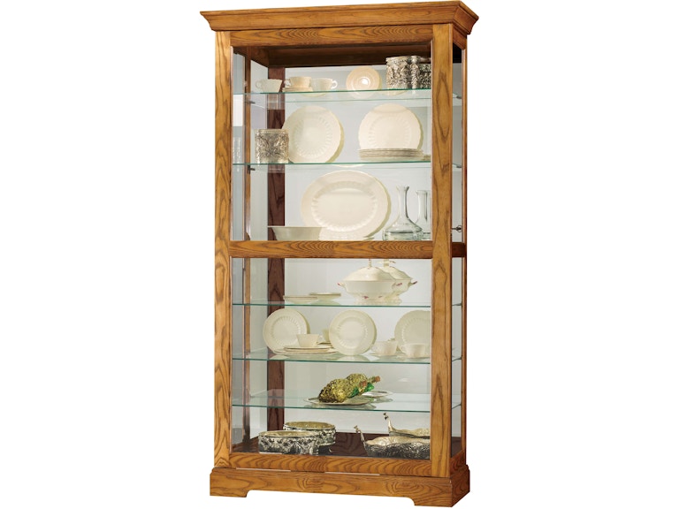 Howard Miller Living Room Tyler VII Curio 680646 at Norwood Furniture