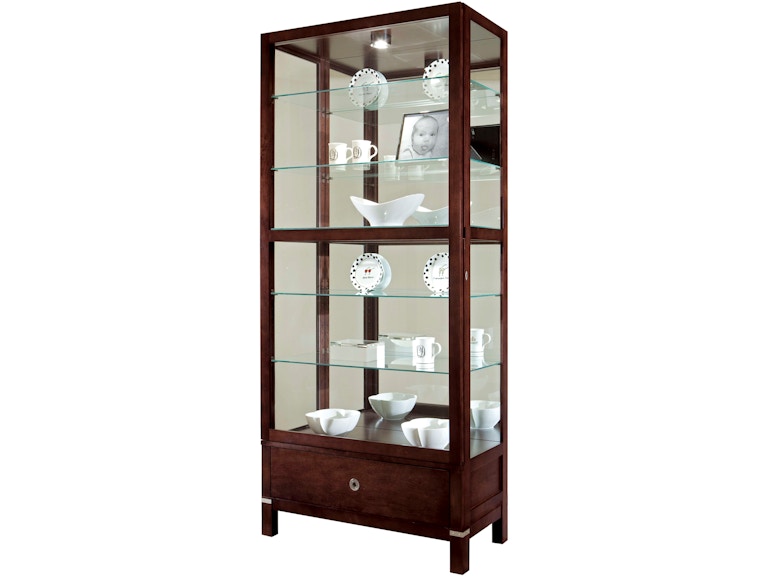 Howard Miller Living Room Williamson Curio Display Cabinet 680515 at Norwood Furniture