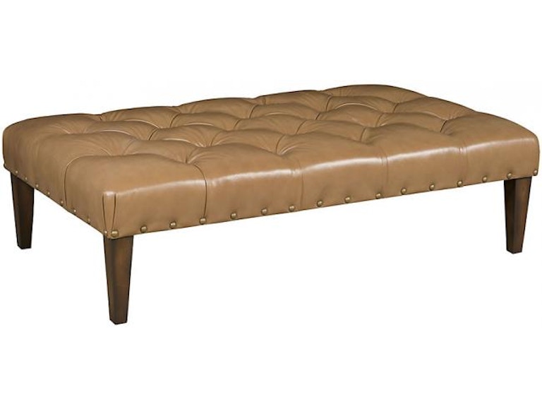 King Hickory Living Room Alp Leather Ottoman W-014-3660-L at Norwood Furniture