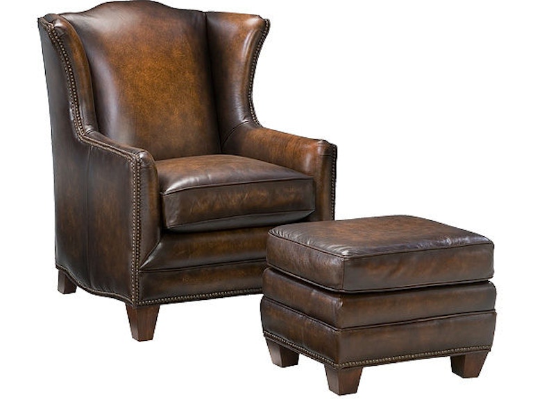 King Hickory Living Room Athens Leather Chair 50771-L at Norwood Furniture