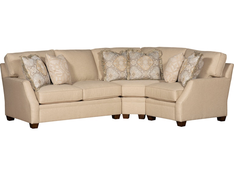 King Hickory Living Room Benson Fabric Sectional 4700-SECT-F at Norwood Furniture