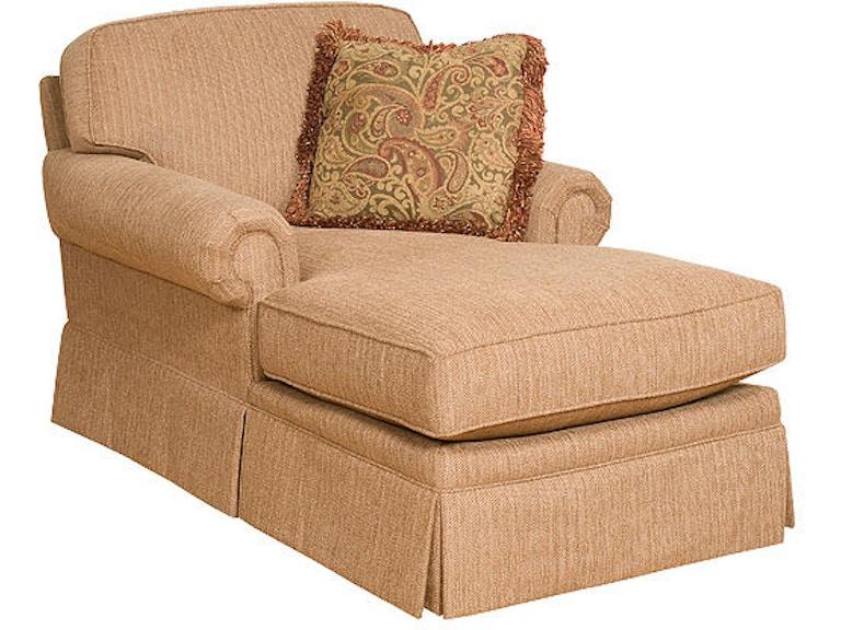 King Hickory Living Room Bentley Chaise 4460-PLS-F at Norwood Furniture