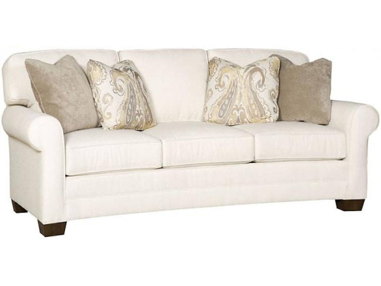 King Hickory Living Room Bentley Crescent Sofa 4435-SLM-F at Norwood Furniture