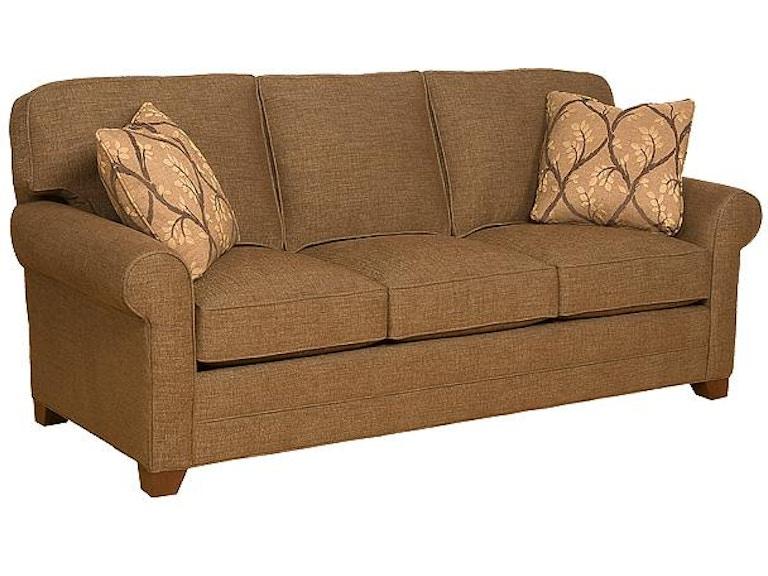 King Hickory Living Room Bentley Queen Sleeper Sofa 4440-TLM-F at Norwood Furniture