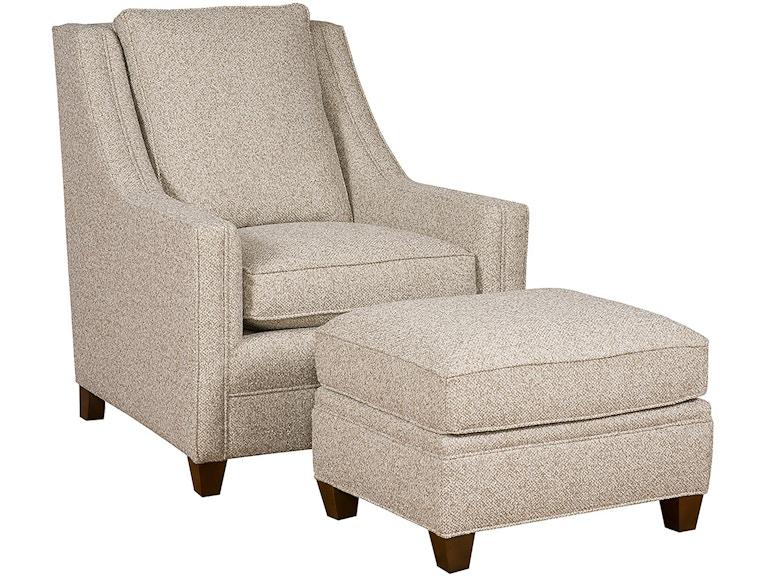 King Hickory Living Room Brandon Ottoman 248 at Norwood Furniture