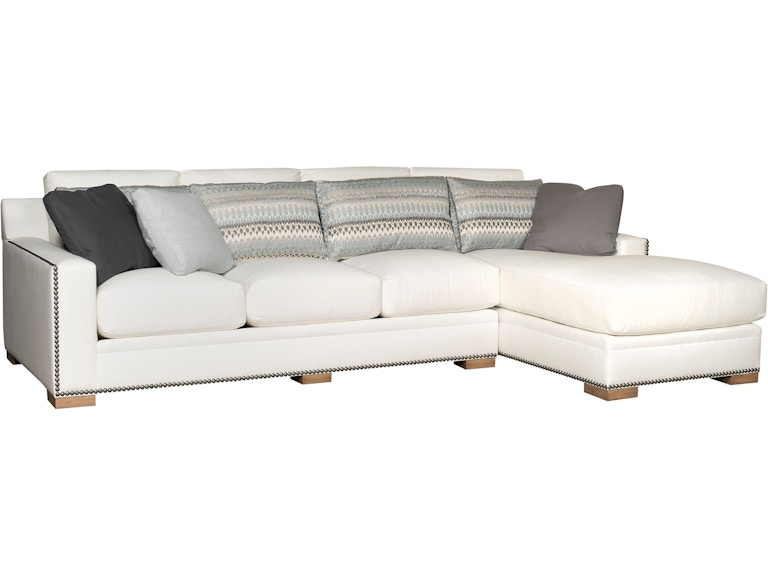 King Hickory Living Room California Leather Sectional 5800-Sect-L at Norwood Furniture