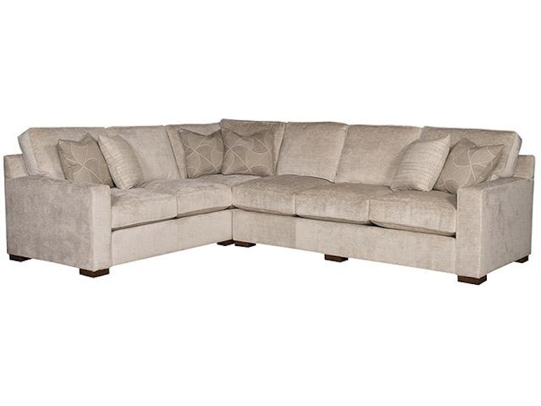 King Hickory Living Room Chelsea Fabric Sectional 9100-Sect-F at Norwood Furniture