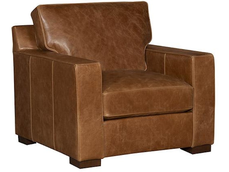 King Hickory Living Room Chelsea Leather Chair 9101-L at Norwood Furniture