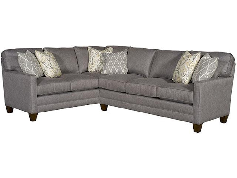 King Hickory Living Room Cory Fabric Sectional 2100-Sect-F at Norwood Furniture