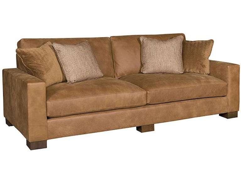 King Hickory Living Room Danielle Leather Sofa 9095-L at Norwood Furniture