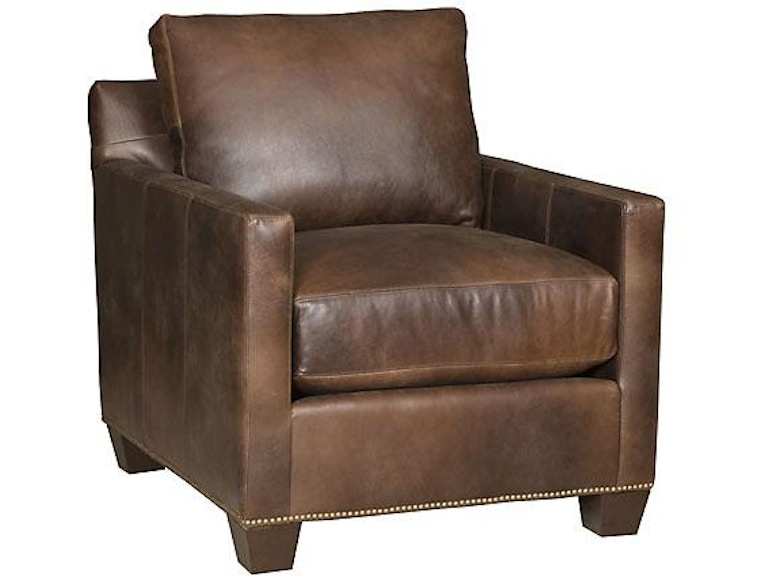 King Hickory Living Room Darby Leather Chair 2201-TAW-L at Norwood Furniture