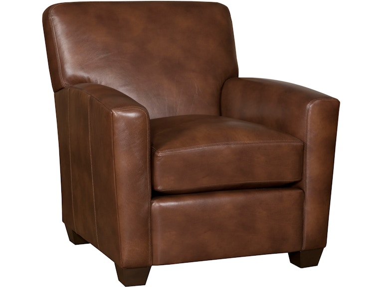 King Hickory Living Room Denver Leather Chair C24-01-L at Norwood Furniture